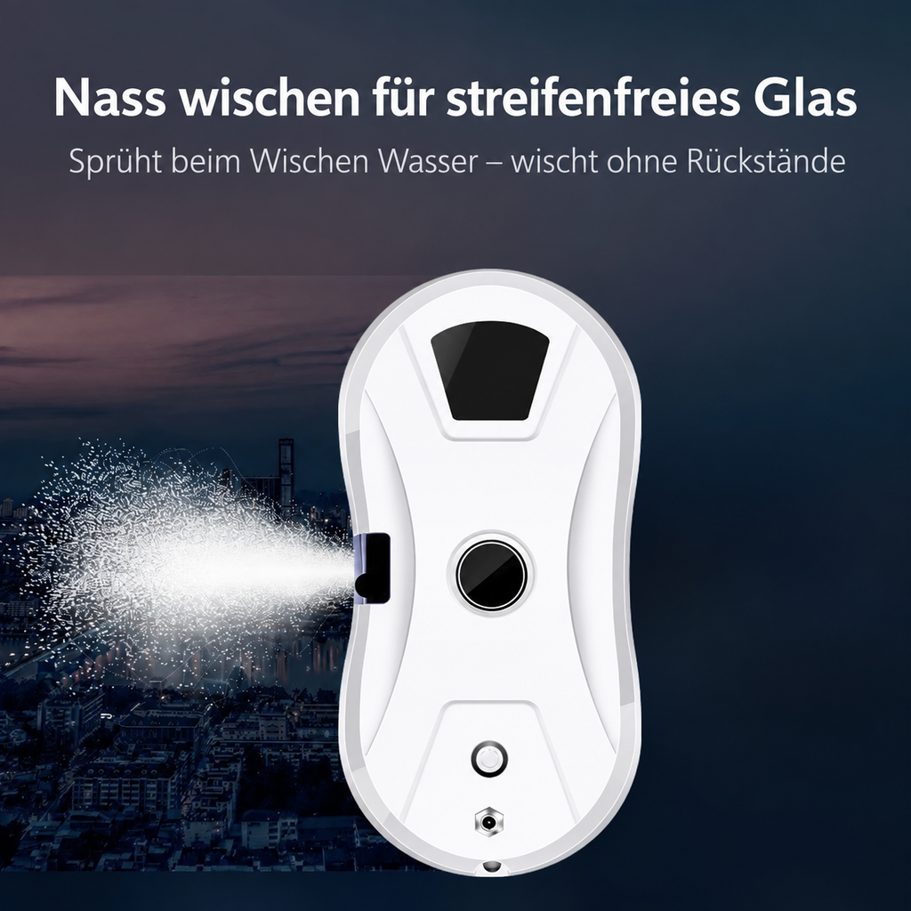 Automatischer Fensterreinigungsroboter mit Wassersprühfunktion