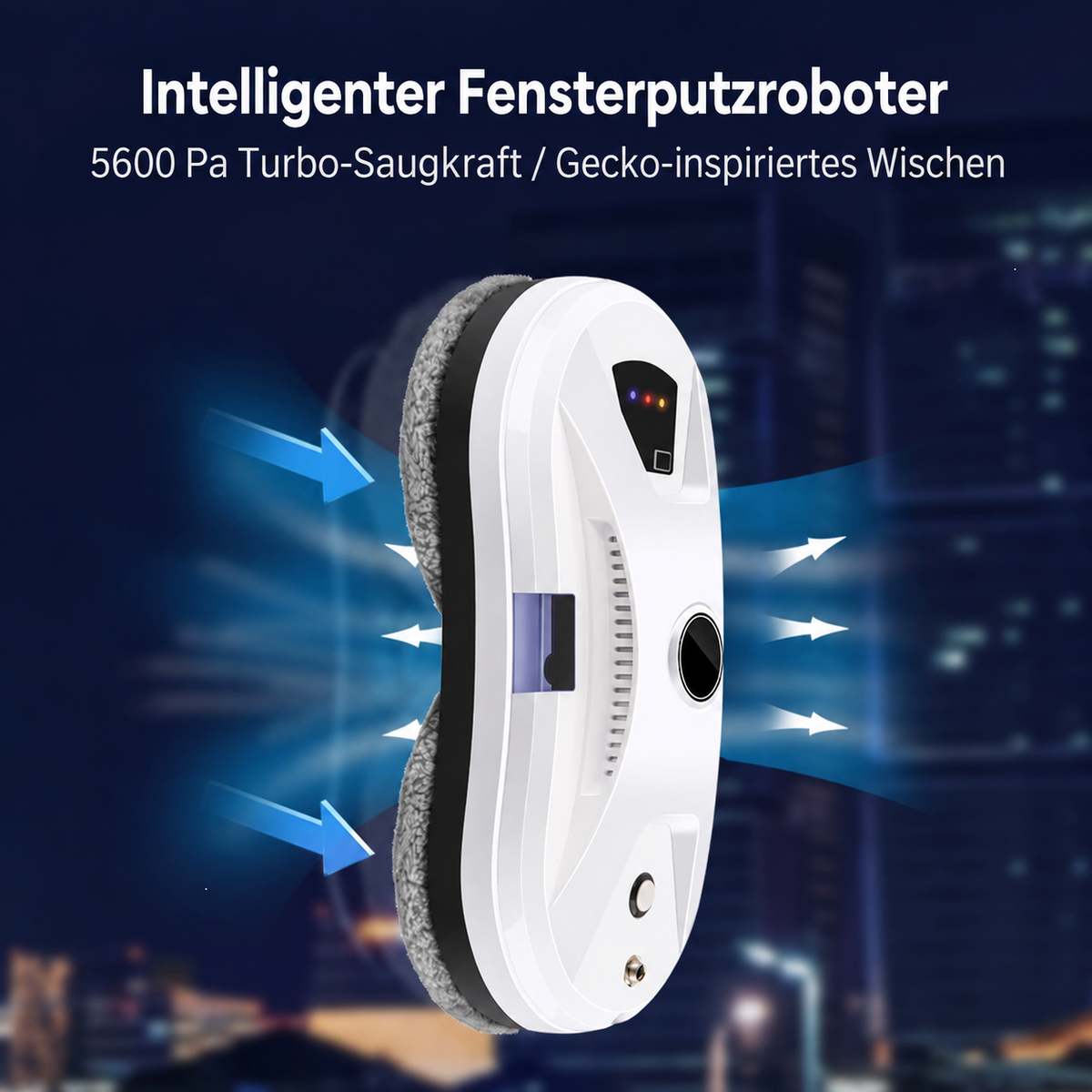 Automatischer Fensterreinigungsroboter mit Wassersprühfunktion